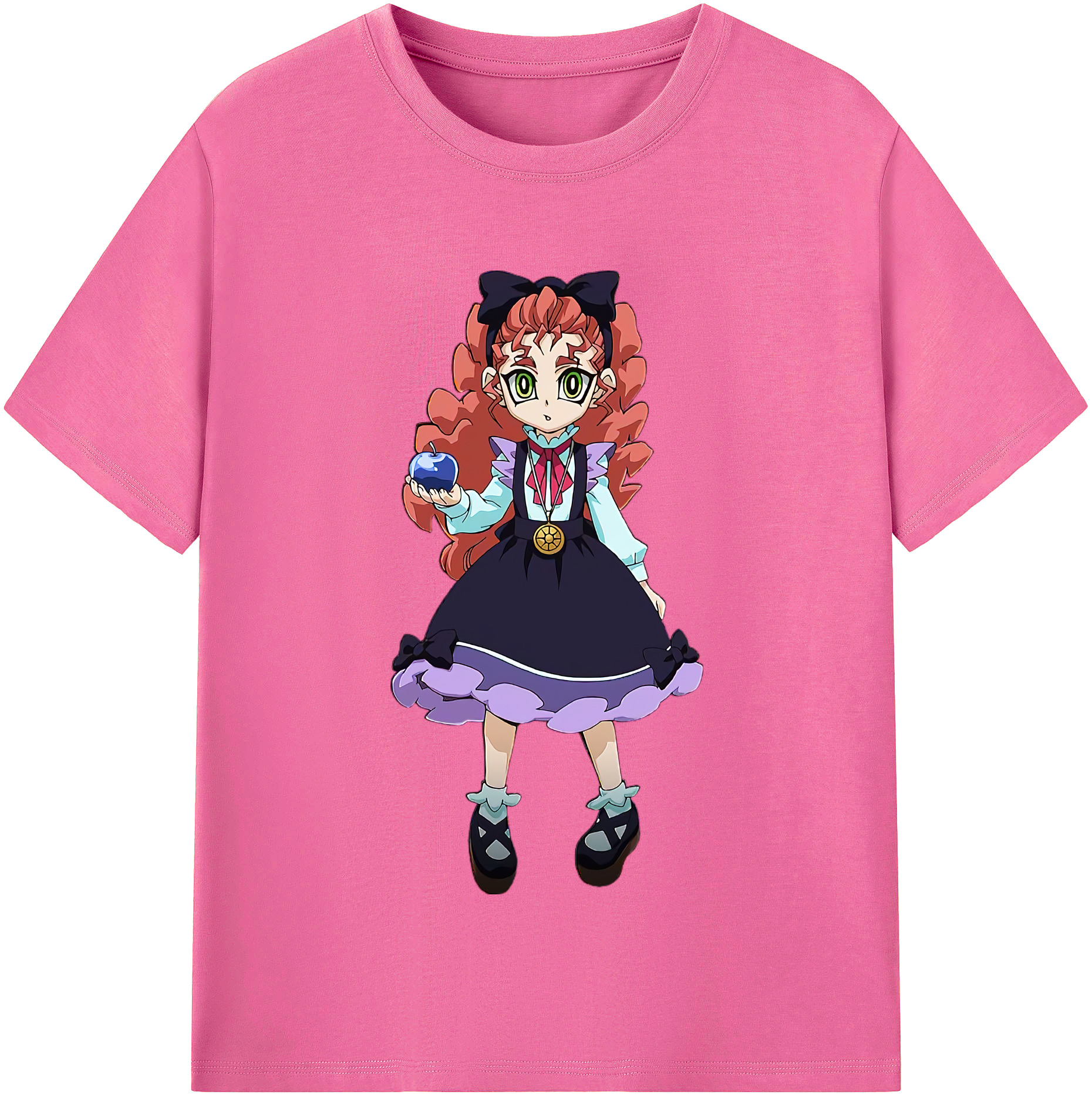 （画像用） 遊☆戯☆王 Yu-Gi-Oh! レディースカジュアルプリントTシャツ（綿100％）